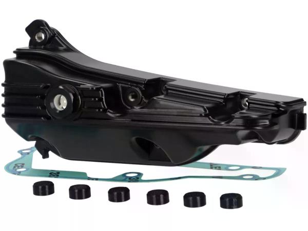 Ölwanne mit Schauglas - MOTO NOSTRA - Vespa GTS/GTV/HPE 310 ccm (ab Bj. 2025) - schwarz-matt